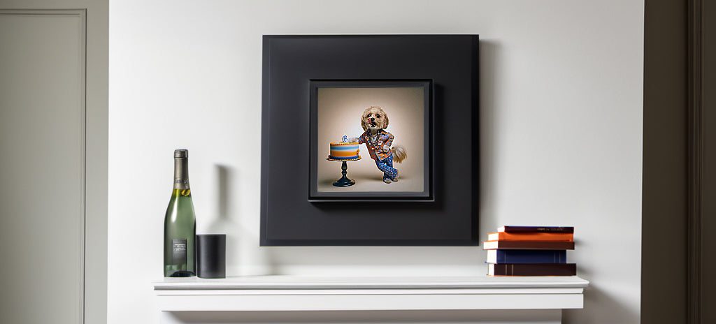 Purchase a frame for your Retro Pet Portrait
